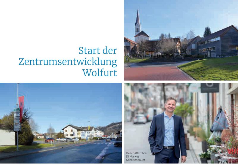 Start der Zentrumsentwicklung Wolfurt